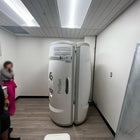 PROSUN V3 10 Minute Level 4 42 Commercial Stand Up Tanning Booth Delivered into Tanning salon