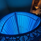 Stand up tanning installation