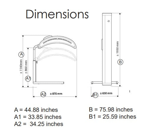 ProSun Sundream 12V Tanning Canopy Dimensions and Weight