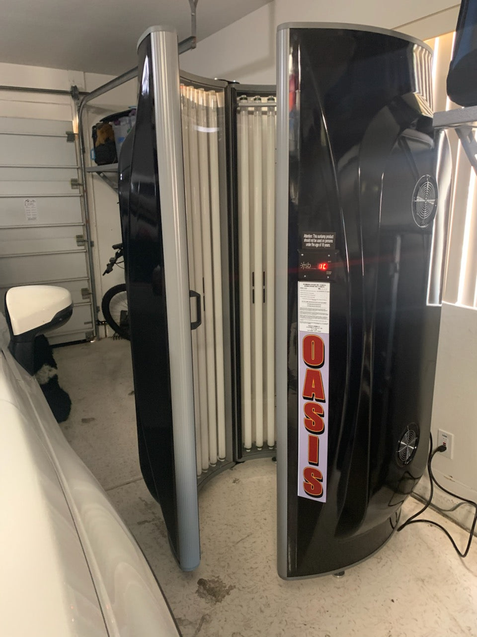 White Glove Delivery and Installation on ESB Oasis 36 Tanning booth