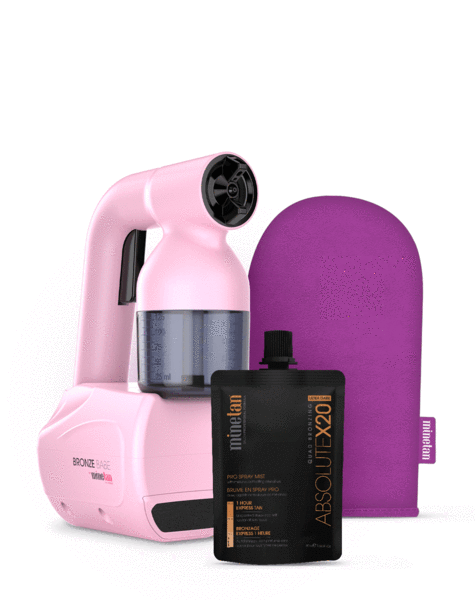 MineTan Bronze Babe Personal Spray Tan Kit Pink