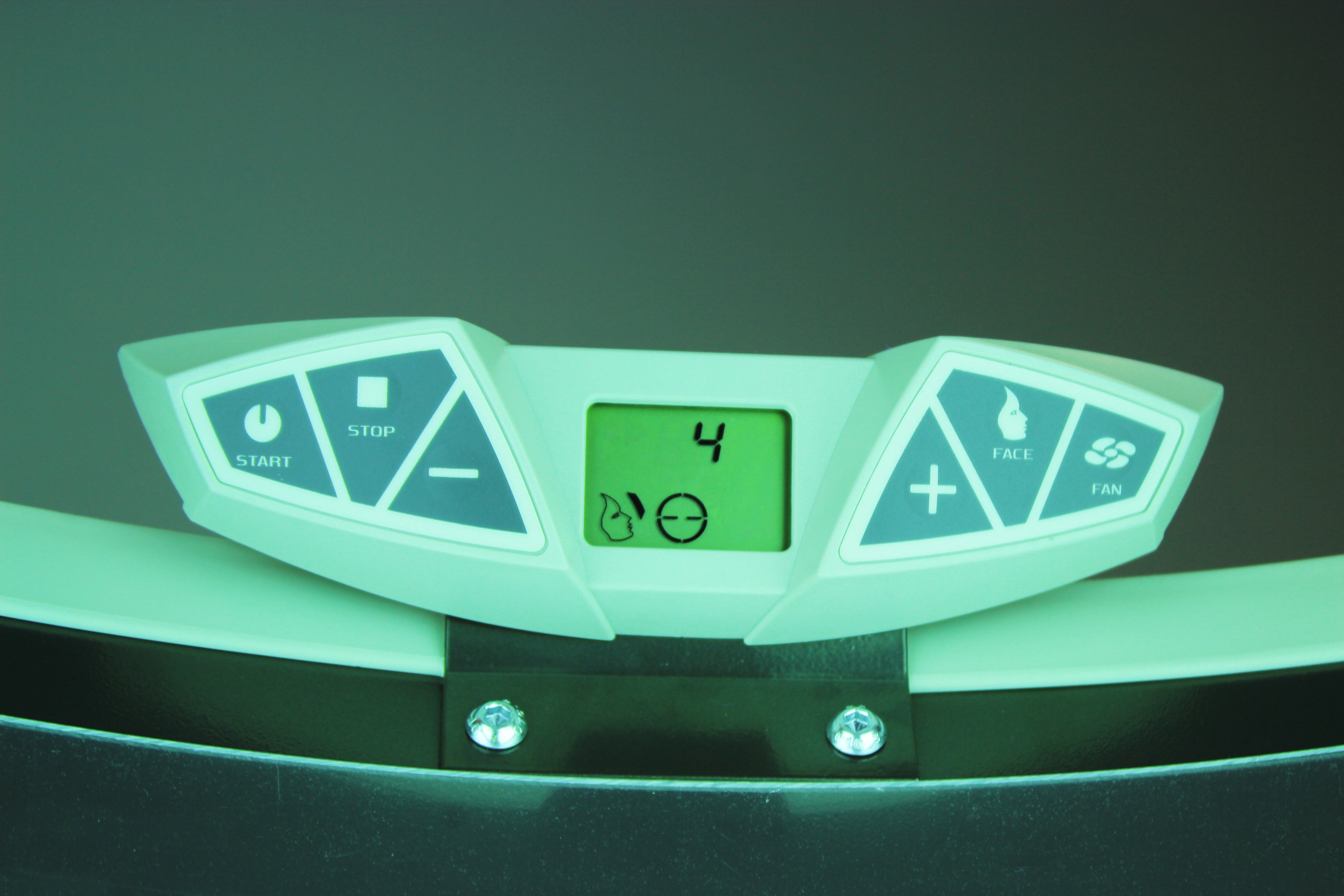 Prosun tanning booth timer set to 4