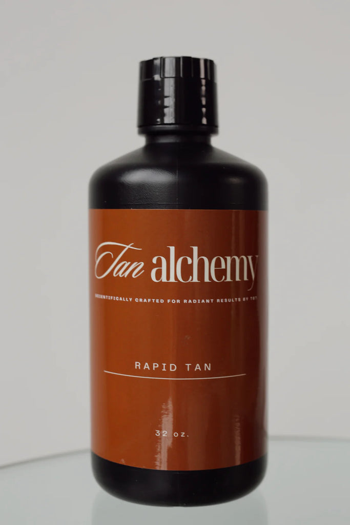 Tampa Bay Tan Rapid Tan Spray Solution, Fast Acting Blend, 32 oz airbrush tanning formula.
