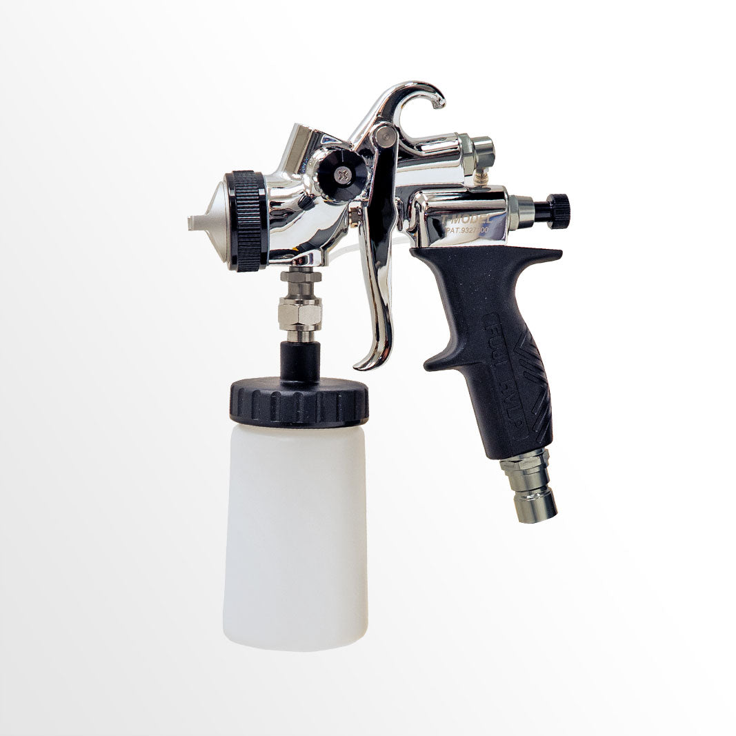FujiSpray Sunless soloTAN 6175 by Fuji with T-Pro Applicator, black handle, white paint cup.