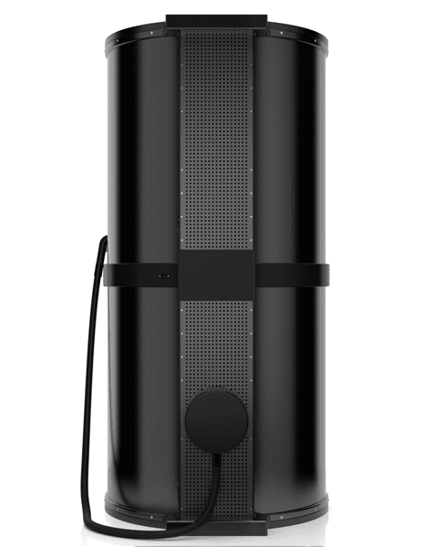 Back side of MineTan Master Esthetician Spray Tan Booth