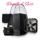 Fuji Spray Sunless 1175 soloTAN™ kit with pop-up tent & extraction floor fan.