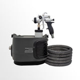 Fuji soloTAN 6175 with T-Pro Applicator: a black mobile tanning kit, perfect for beginners.
