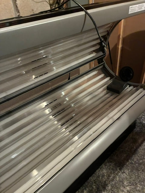 Upgraded in stock Solar Storm 24 Commercial Tanning Bed In Black - 220v - Michigan Area