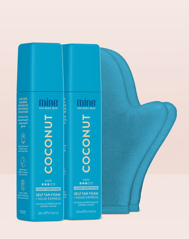 MineTan Coconut Water Foam Duo Pack