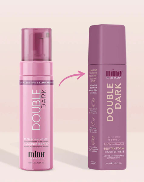 MineTan Double Dark Self Tan Mousse