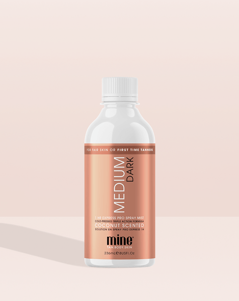 MineTan Medium Dark Pro Spray Mist Solution Sample