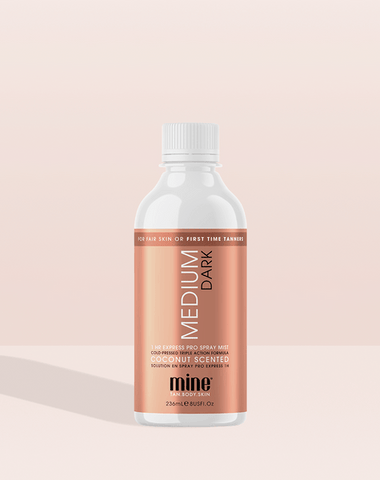 MineTan Medium Dark Pro Spray Mist Solution Sample