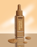 Radiance Enhancing Bronze Drops on bronze background