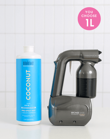 MineTan Bronze Babe Professional Spray Tan Kit