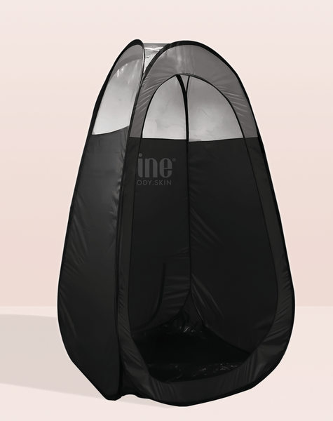 MineTan Spray Tan Tent - Black & 1/3 Clear