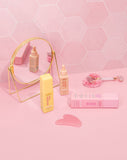 MineTan Wonder Tan Bronzing Face Serum on pink background