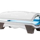 Tanning bed with 'ProSun' branding on a white background