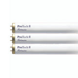 Three ProTech II Intensive light bulbs on a white background
