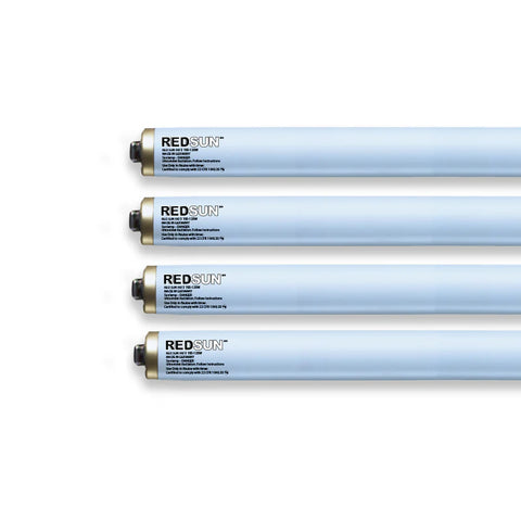 REDSUN light bulbs on a white background