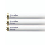 Three RenuvaTan Intensive tanning bulbs on a white background