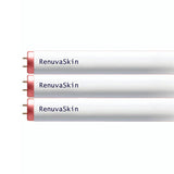 Three RenuvaSkin tubes stacked vertically on a white background