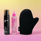 B.Tan + Glow Bundle Tanning Kit with Mitt