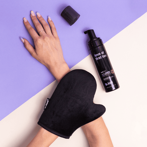 B.Tan Fall In Love At First Tan Bundle Tanning Kit with Mitt