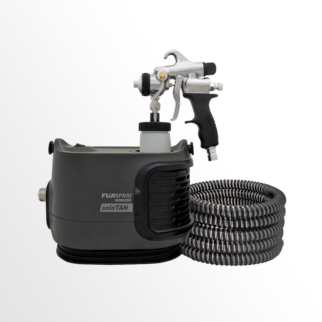 Fuji Spray Sunless 2175 soloTAN with TAN7350 Applicator, hose, & spray gun attached.