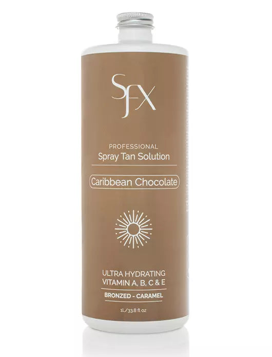 SunFX Caribbean Chocolate 1 Gallon Spray Tan Solution
