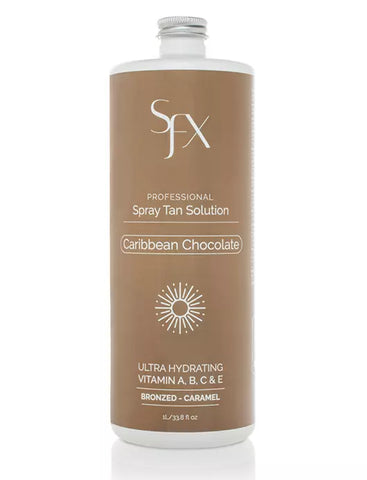 SunFX Caribbean Chocolate 1 Litre Spray Tan Solution