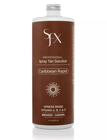 SunFX Caribbean Rapid 1 Gallon Spray Tan Solution