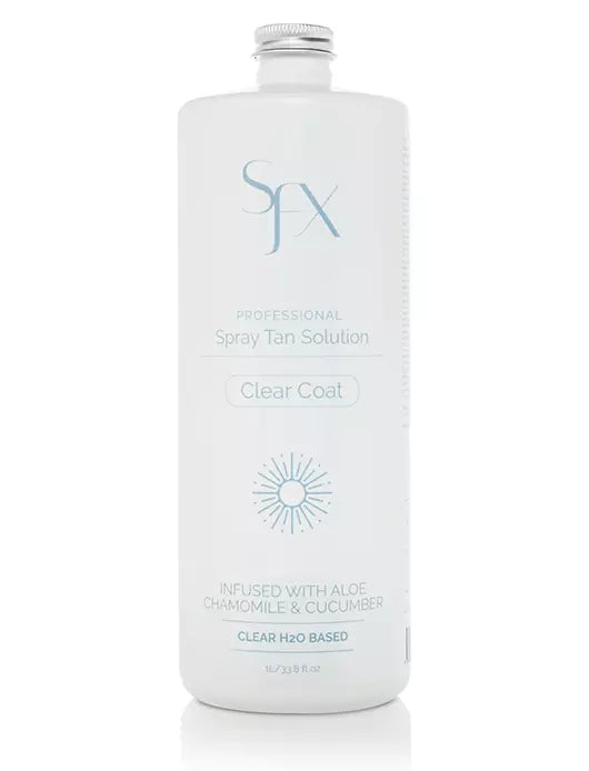 SunFX Clear Coat 1 Litre Spray Tan Solution