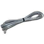 cable with a black tie on a white background