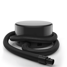 MineTan Tan.Lite Spray Tan Kit: black pro machine with coiled hose, by MineTan, on white.