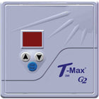 T-Max G2 control panel with buttons and display on a light purple background