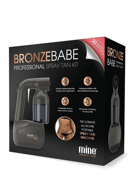 MineTan Box of Bronze Babe Professional Spray Tan Kit
