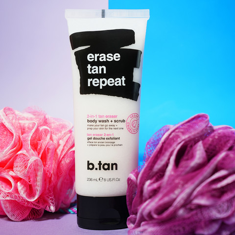 B.Tan Erase Tan Repeat 2-in-1 Tan Eraser + Body Wash