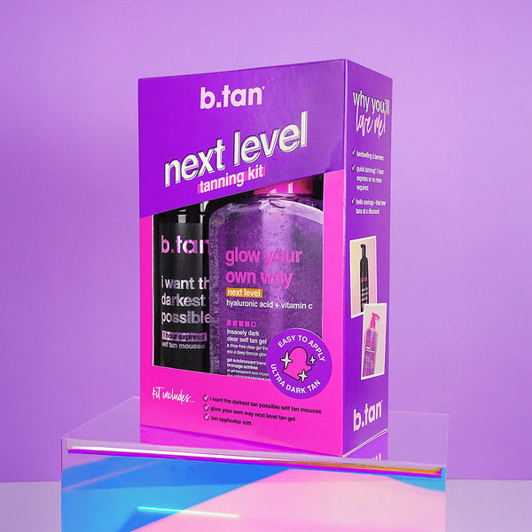 B.Tan Next Level Tanning Kit Gift Set