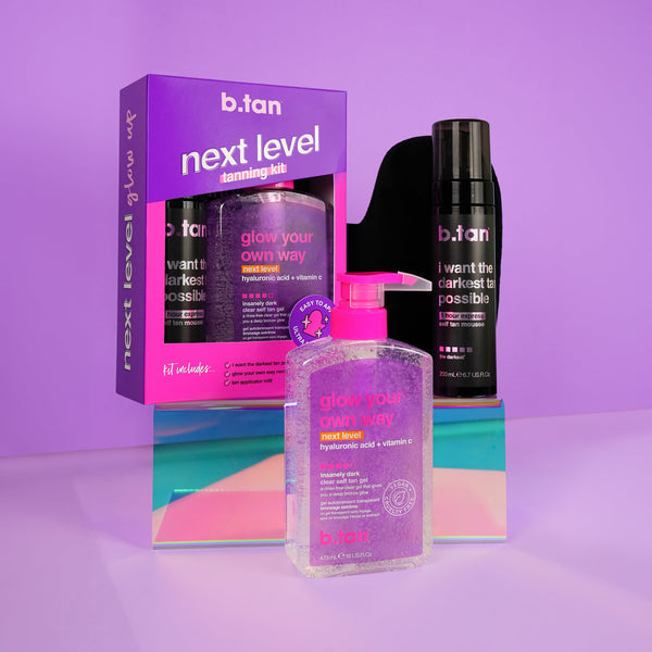 B.Tan Next Level Tanning Kit Gift Set