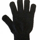 Black glove on a white background