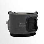 Black spray tan machine with 'FujiSpray' branding on a white background