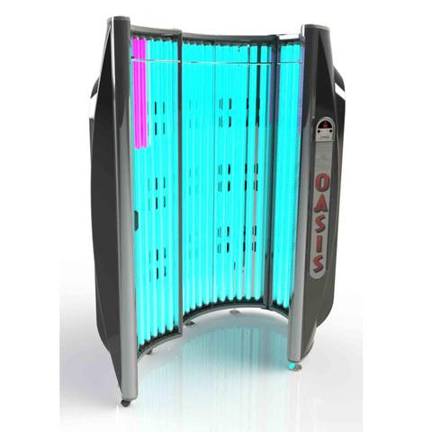 ESB Oasis 36 Bulbs Home Tanning Stand Up Booth for Residential Tanning bed use