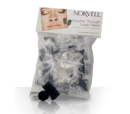 Norvell Faces Nose Filter 25 per Package - 2 Pack